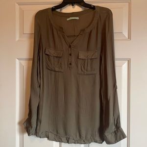 Maurices Olive green blouse